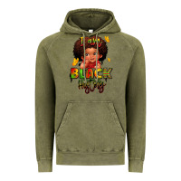 Vintage Olive i am black history juneteenth Vintage Hoodie - LillyAllenDesigns