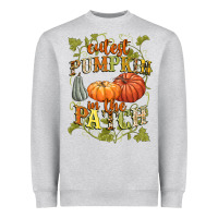 Heather Grey Cutest pumpkin in the patch Heavyweight Sweatshirt - NancyCooperArtShop