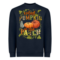 Navy Cutest pumpkin in the patch Heavyweight Sweatshirt - NancyCooperArtShop