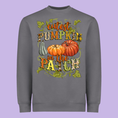 Cutest Pumpkin In The Patch Heavyweight Sweatshirt Designed By Nancycooperartshop