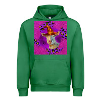 Emerald Halloween Saanen Goat Urban Hoodie - LillyAllenDesigns