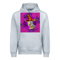 Heather Grey Halloween Saanen Goat Urban Hoodie - LillyAllenDesigns