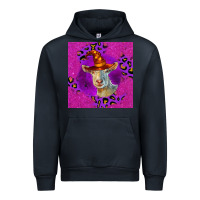 Navy Halloween Saanen Goat Urban Hoodie - LillyAllenDesigns