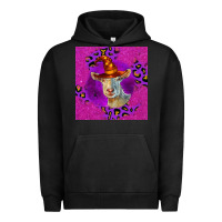 Pigment Black Halloween Saanen Goat Urban Hoodie - LillyAllenDesigns