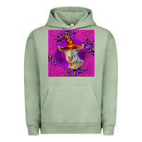 Pigment Oil Green Halloween Saanen Goat Urban Hoodie - LillyAllenDesigns
