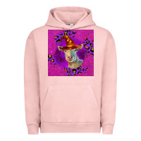 Pigment Salmon Halloween Saanen Goat Urban Hoodie - LillyAllenDesigns