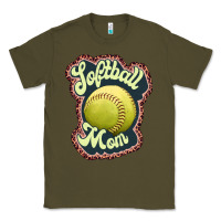 Army Green softball mom Classic Tee - JahusDesignShop