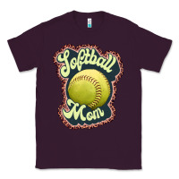 Plum softball mom Classic Tee - JahusDesignShop