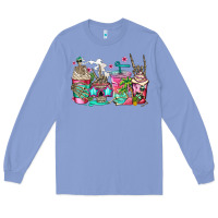 Colony Blue skeleton summer coffee cups Long Sleeve Tee - Jasminsmagicworld