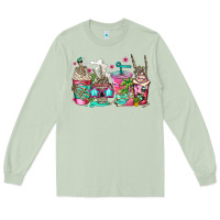 Matcha skeleton summer coffee cups Long Sleeve Tee - Jasminsmagicworld