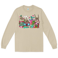 Mushroom skeleton summer coffee cups Long Sleeve Tee - Jasminsmagicworld