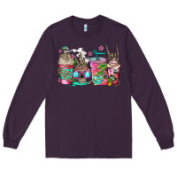 Plum skeleton summer coffee cups Long Sleeve Tee - Jasminsmagicworld