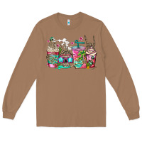 Toasted Coconut skeleton summer coffee cups Long Sleeve Tee - Jasminsmagicworld