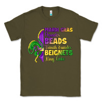 Army Green mardi gras parades beads french quarter beignets k Classic Tee - LillyAllenDesigns