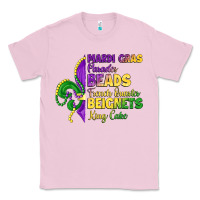 Bubblegum Pink mardi gras parades beads french quarter beignets k Classic Tee - LillyAllenDesigns