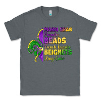 Charcoal Heather mardi gras parades beads french quarter beignets k Classic Tee - LillyAllenDesigns