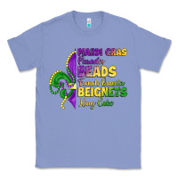 Colony Blue mardi gras parades beads french quarter beignets k Classic Tee - LillyAllenDesigns
