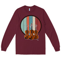 Burgundy Violin Vintage Long Sleeve Tee - Bettercallsaul