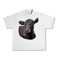 Lunar Rock Black Angus Cow Illustrations Urban Heavy Tee - LillyAllenDesigns