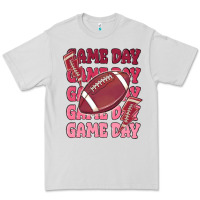 Dove Grey game day football Premium Tee - MaliasSmallBusiness