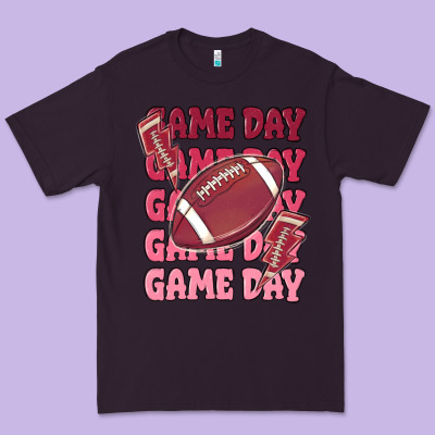 Game Day Football Premium Tee Designed By Maliassmallbusiness