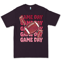 Plum game day football Premium Tee - MaliasSmallBusiness
