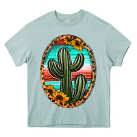 Arona serape and sunflower cactus Heavy Core Tee - Jasminsmagicworld