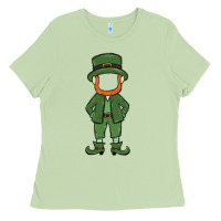 Matcha leprechaun boy faceless Ladies Tee - MaliasSmallBusiness