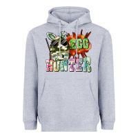 Heather Grey egg hunter Heavyweight Hoodie - FaDigitalArtStudio