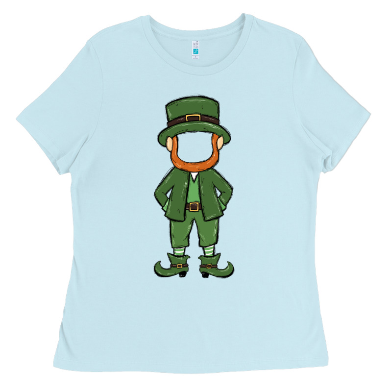 Leprechaun Boy Faceless Ladies Tee by MaliasSmallBusiness | Teevron