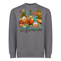 Storm Fall Thankful and blessed Heavyweight Sweatshirt - NancyCooperArtShop
