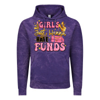 Cloud Purple girls just wanna have funds Vintage Hoodie - LillyAllenDesigns