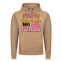 Vintage Coffee girls just wanna have funds Vintage Hoodie - LillyAllenDesigns