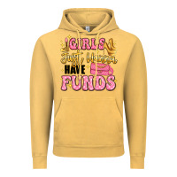 Vintage Mustard girls just wanna have funds Vintage Hoodie - LillyAllenDesigns