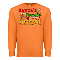Carrot Santa's Favorite Nurse Premium Sweatshirt - FaDigitalArtStudio