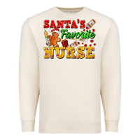 Sandshell Santa's Favorite Nurse Premium Sweatshirt - FaDigitalArtStudio
