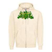 Sandshell Just a girl who loves St. Patrick's Day Zipper Hoodie - HowdyJamesFarm
