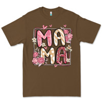 Cacao floral mama Premium Tee - MaliasSmallBusiness
