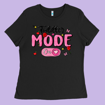 Toddler Mode On Ladies Tee Designed By Maliassmallbusiness