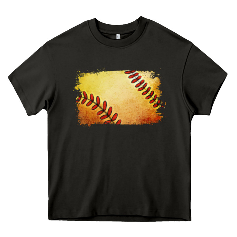 Softball Brushstroke Heavy Core Tee by Jasminsmagicworld | Teevron