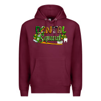 Burgundy St. Patrick's Day Dental squad Premium Hoodie - OliviaCreatesArt