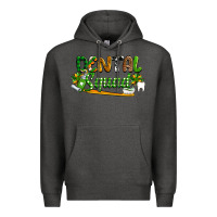 Charcoal Heather St. Patrick's Day Dental squad Premium Hoodie - OliviaCreatesArt