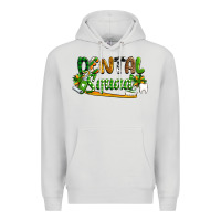 Dove Grey St. Patrick's Day Dental squad Premium Hoodie - OliviaCreatesArt