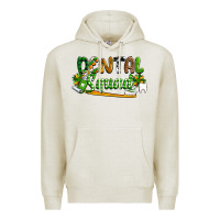 Oatmeal Heather St. Patrick's Day Dental squad Premium Hoodie - OliviaCreatesArt