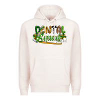 Pale Pink St. Patrick's Day Dental squad Premium Hoodie - OliviaCreatesArt