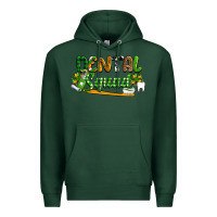 Sports Green St. Patrick's Day Dental squad Premium Hoodie - OliviaCreatesArt