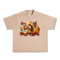 Burro Fall Vibes Squirrel Urban Heavy Tee - LillyAllenDesigns