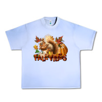 Grape Ice Fall Vibes Squirrel Urban Heavy Tee - LillyAllenDesigns