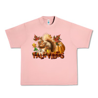 Salmon Fall Vibes Squirrel Urban Heavy Tee - LillyAllenDesigns