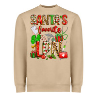 Mushroom santa's favorite lpn Heavyweight Sweatshirt - texasbilliewilder